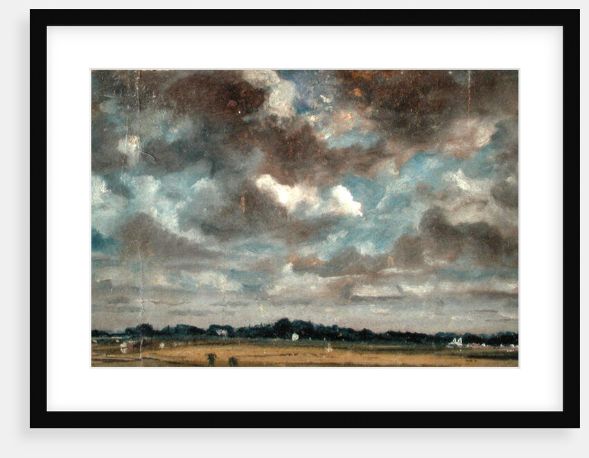 Extensive Landscape with Grey Clouds, c.1821 by John Constable