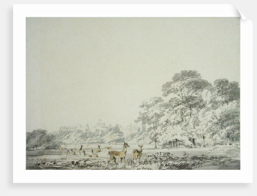 Windsor Castle and Park with Deer by Joseph Mallord William Turner