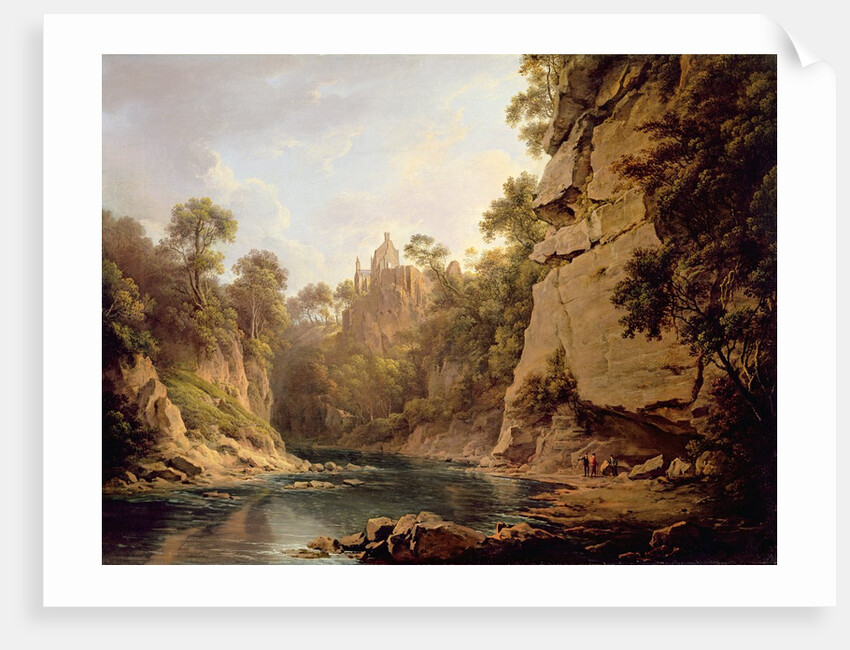 Hawthornden Castle, near Edinburgh, c.1820-22 by Alexander Nasmyth