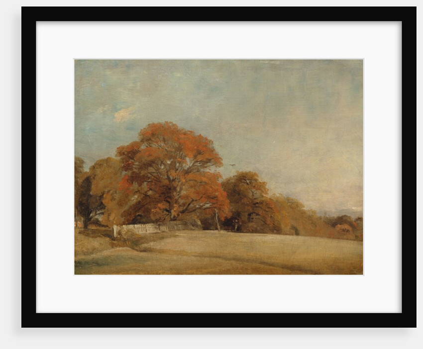 An Autumnal Landscape at East Bergholt, c.1805-08 by John Constable