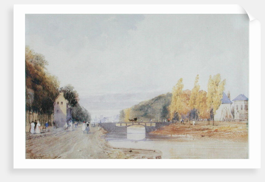 Brussels from the Paris Road, 1831 by Thomas Shotter Boys