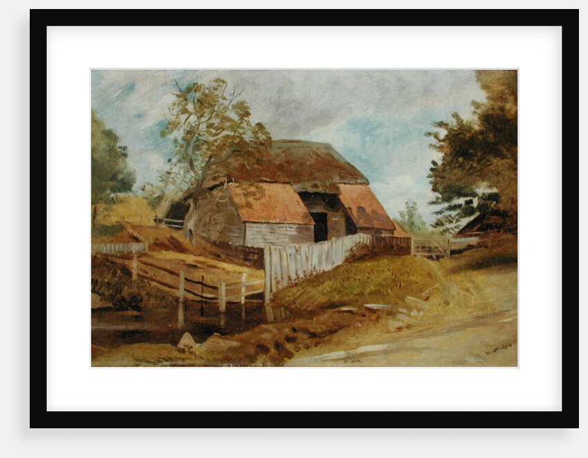 Old Barn, c.1855 by Lionel Constable