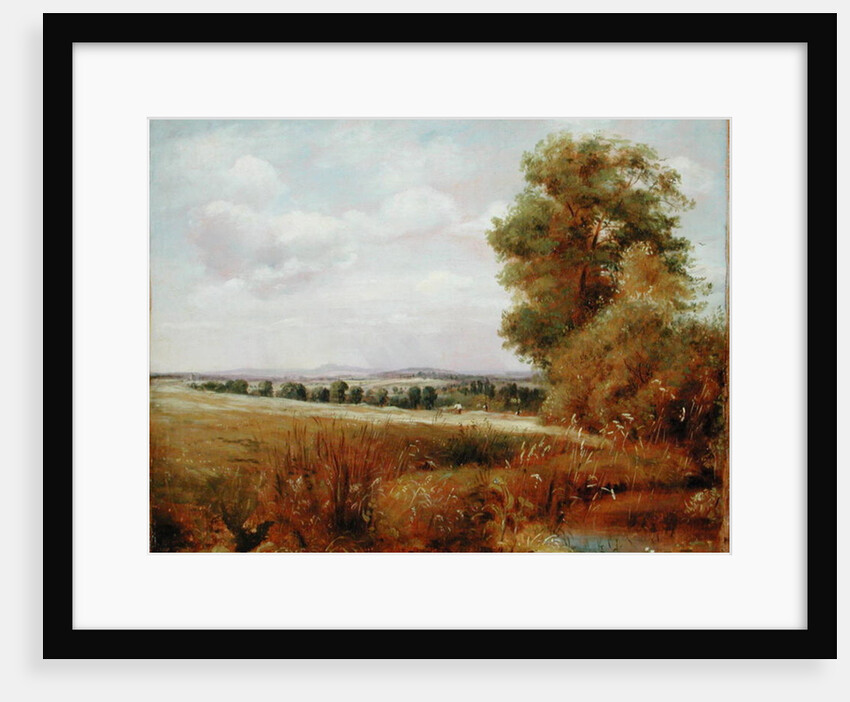 Landscape at Hampstead with Harrow in the Distance, c.1849-55 by Lionel Constable