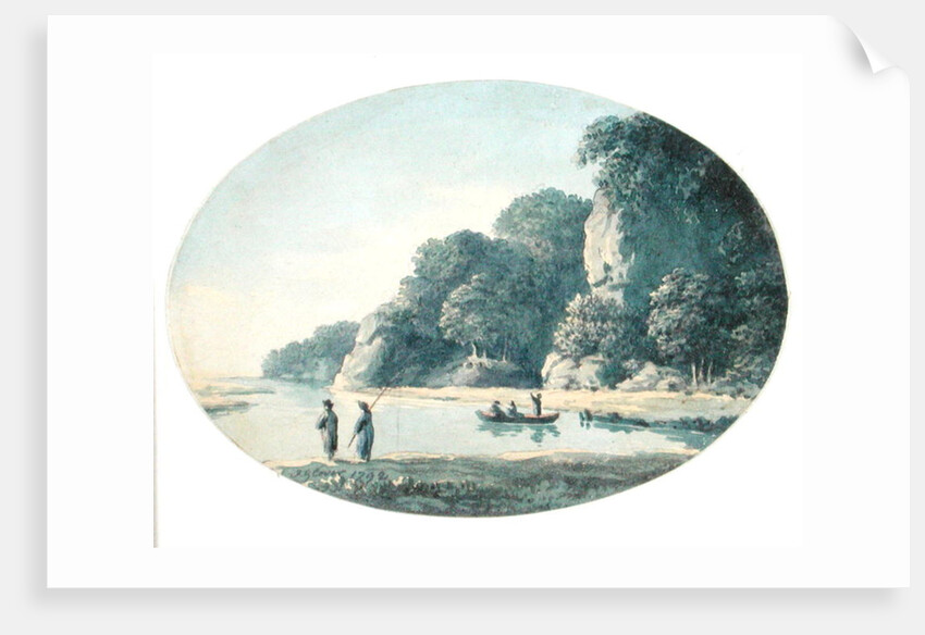 River with Fisherman, 1792 by John Glover