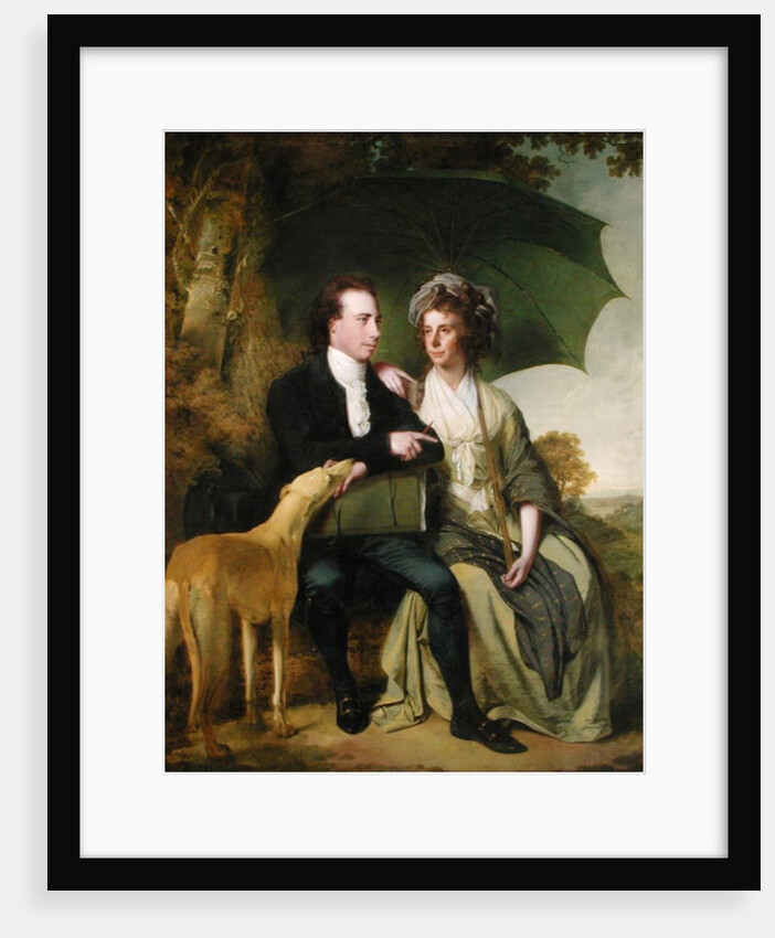 The Rev. and Mrs Thomas Gisborne, of Yoxhall Lodge, Leicestershire, 1786 by Joseph Wright of Derby