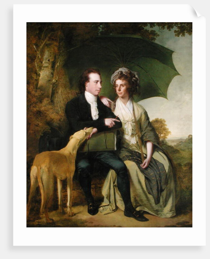 The Rev. and Mrs Thomas Gisborne, of Yoxhall Lodge, Leicestershire, 1786 by Joseph Wright of Derby