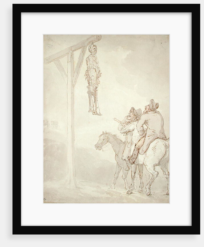 The Gibbet by Thomas Rowlandson