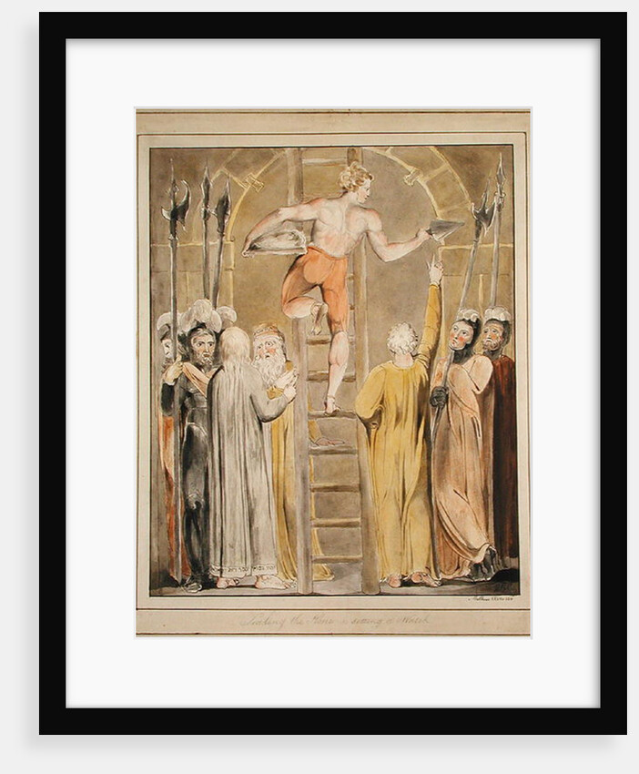 Sealing the Stone and Setting a Watch, 1800-03 by William Blake