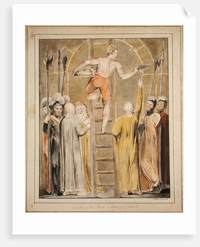 Sealing the Stone and Setting a Watch, 1800-03 by William Blake