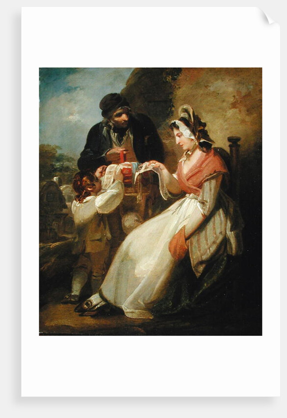 The Wandering Sailor, previously known as 'The Ballad Seller', c.1798 by Henry Singleton