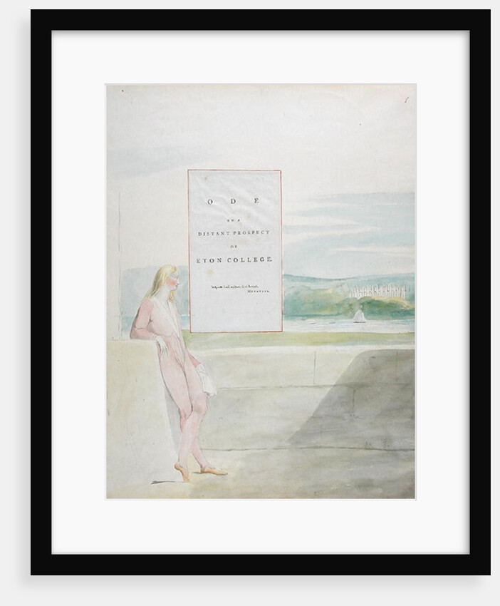 Design 13 for 'Ode on a Distant Prospect of Eton College' by William Blake