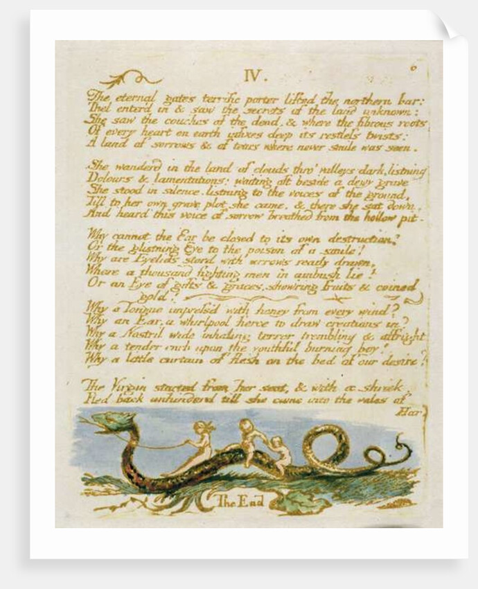 IV / The Eternal Gates... by William Blake