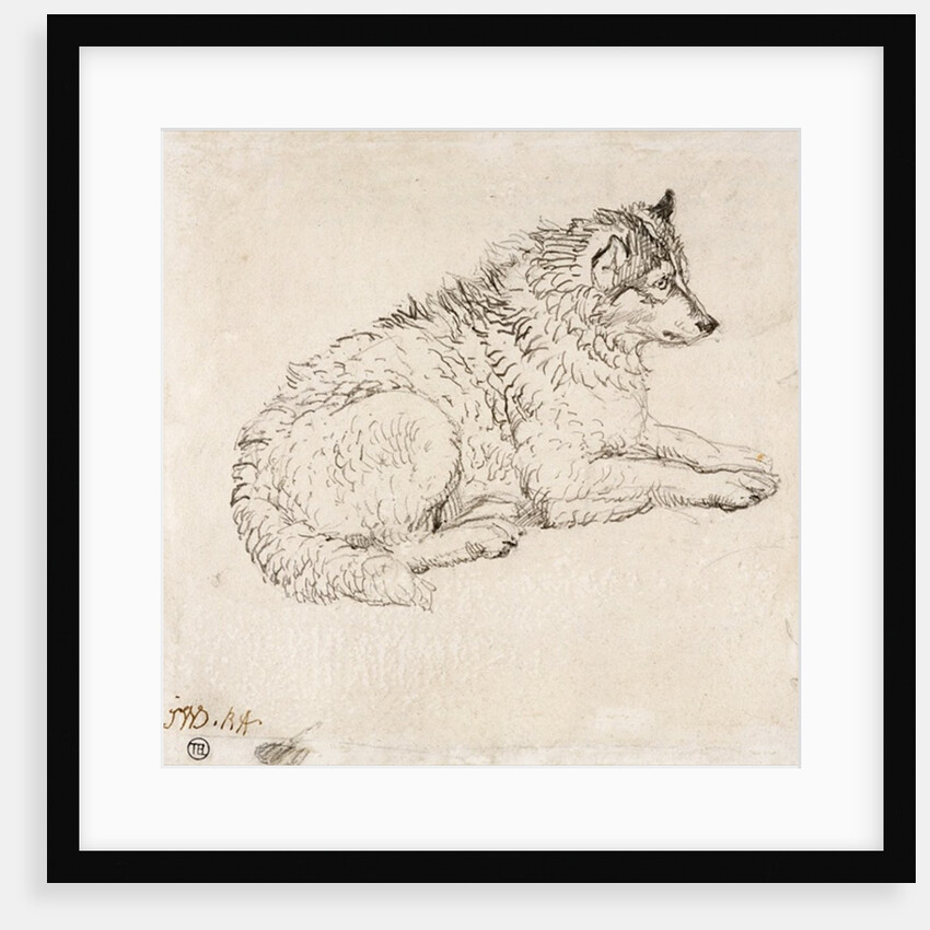 Arctic Dog, Facing Right by James Ward