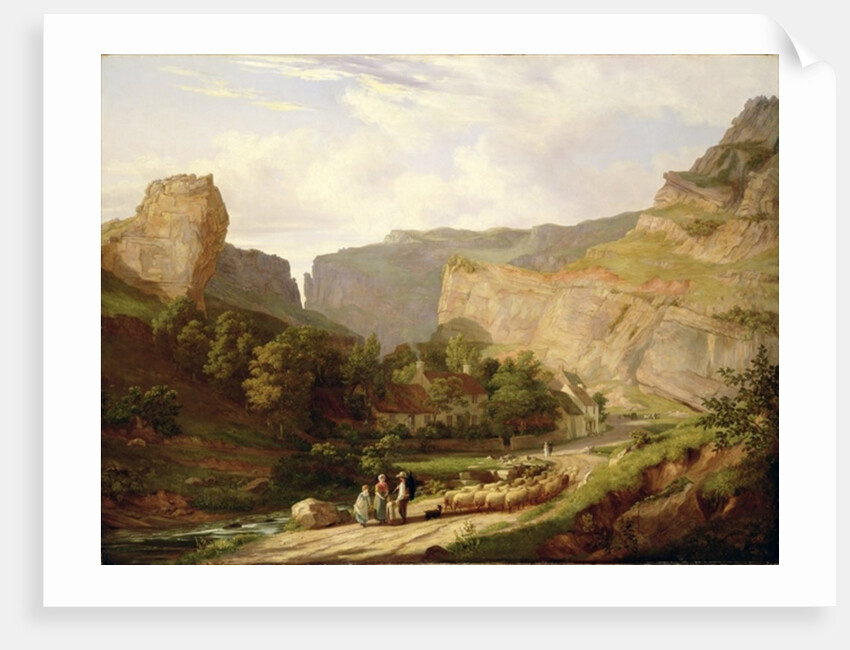 A View of Cheddar Gorge by George Vincent