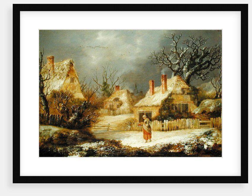 A Winter Landscape by George of Chichester Smith