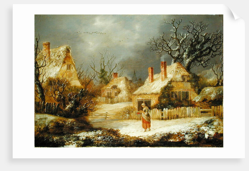 A Winter Landscape by George of Chichester Smith