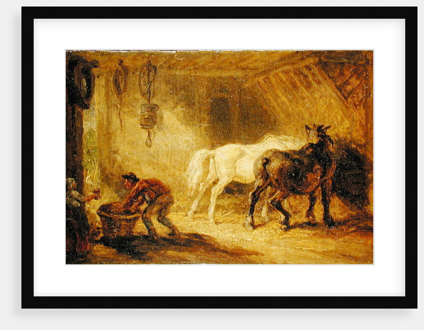 Interior of a Stable, c.1830-40 by James Ward