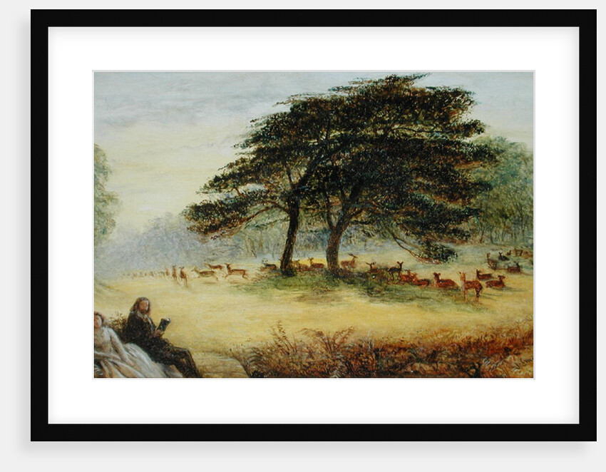 Lovers in Richmond Park by James Smetham