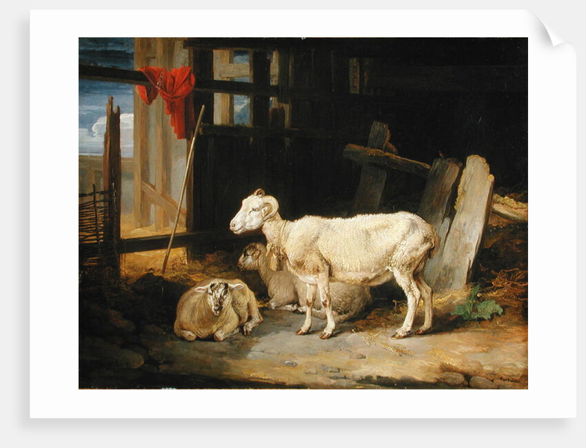 Heath Ewe and Lambs, 1810 by James Ward