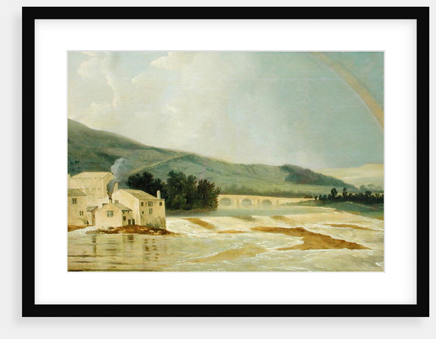 Otley Bridge on the River Wharfe by William Hodges
