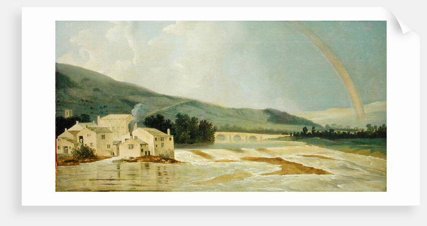 Otley Bridge on the River Wharfe by William Hodges