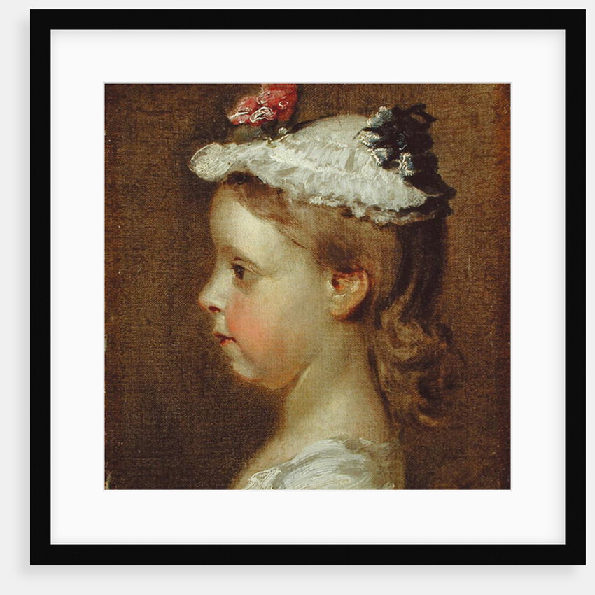 Study of a Girl's Head, c.1740-50 by William Hogarth