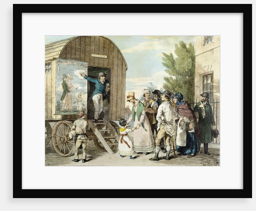 The Fairs: The Show, c.1821 by John Augustus Atkinson