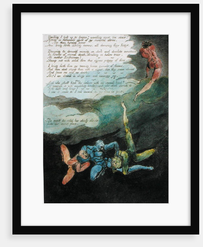 Unwilling I look up... by William Blake