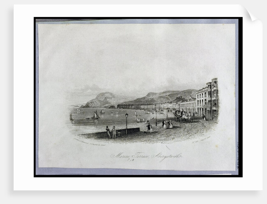 Marine Terrace, Aberystwyth, 1844 by English School