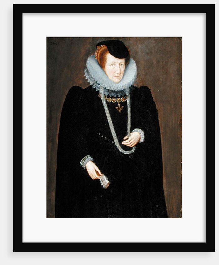 Portrait of a Woman, probably Eleanor Packington, Lady Scudamore, 1601 by Marcus the Younger Gheeraerts