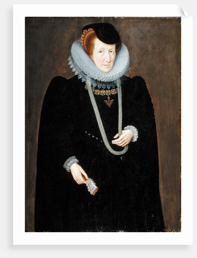 Portrait of a Woman, probably Eleanor Packington, Lady Scudamore, 1601 by Marcus the Younger Gheeraerts