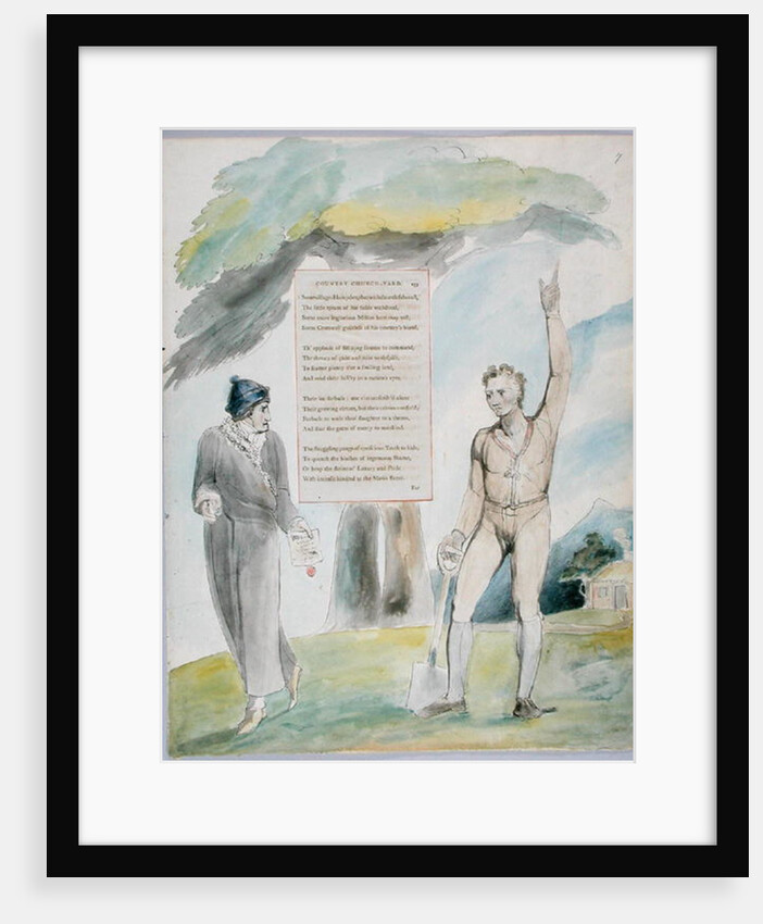 Elegy written in a Country Church-Yard by William Blake