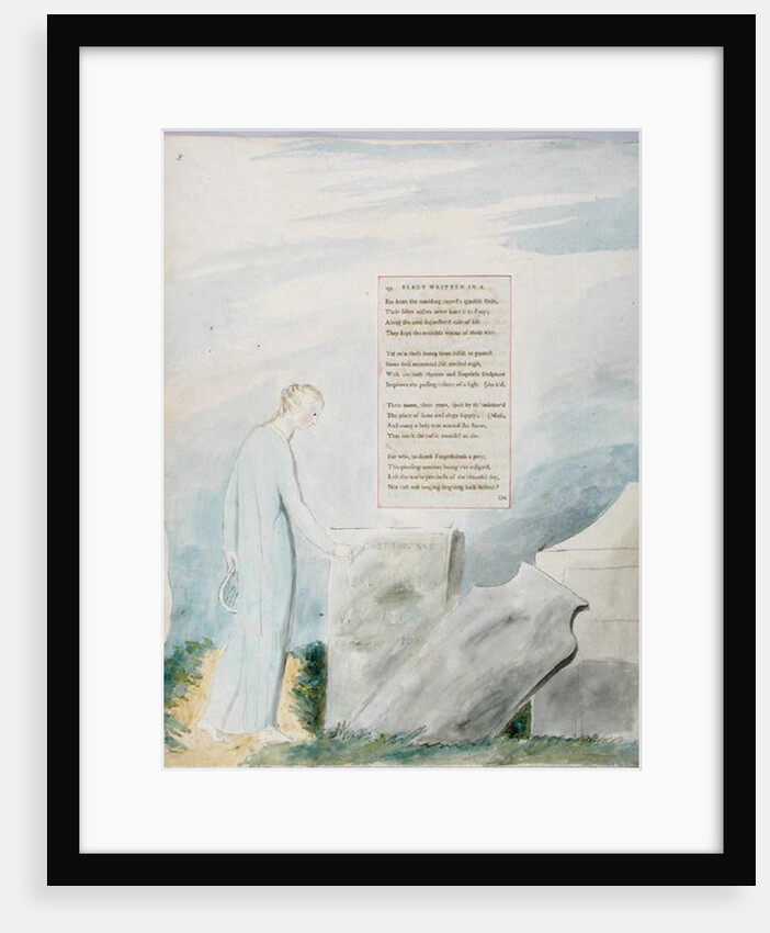 Elegy written in a Country Church-Yard by William Blake