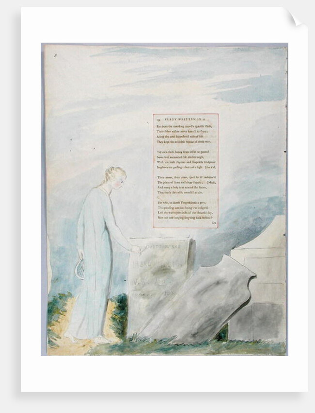 Elegy written in a Country Church-Yard by William Blake