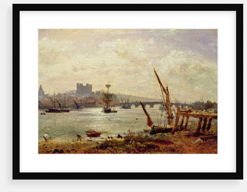 Rochester Cathedral and Castle, c.1820-30 by Frederick Nash