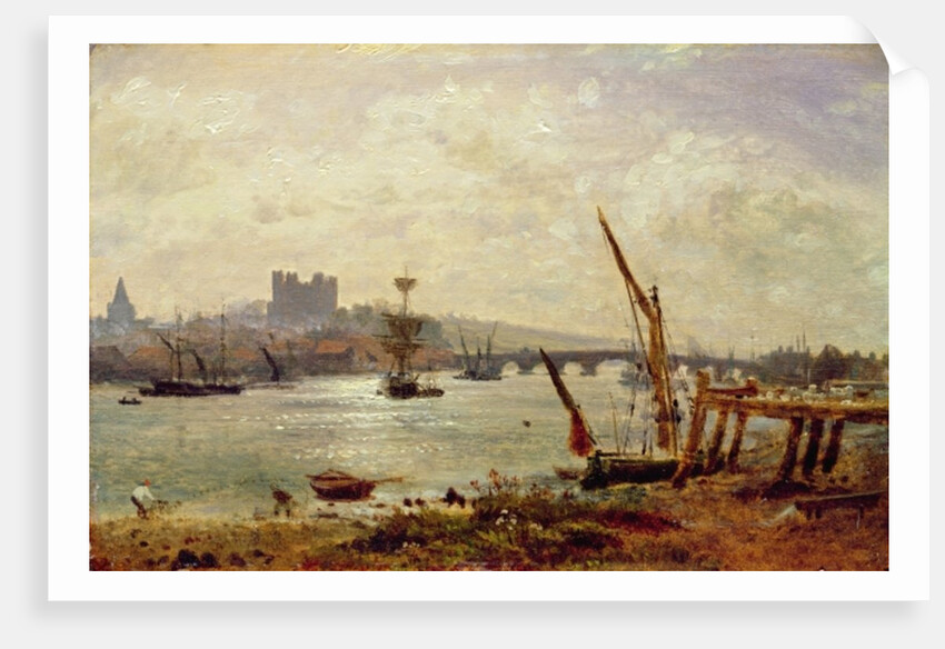 Rochester Cathedral and Castle, c.1820-30 by Frederick Nash