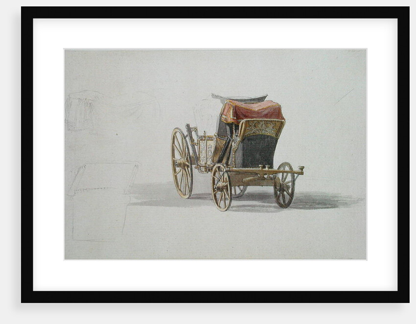 A Coach with Royal Coat of Arms, c.1764 by Paul Sandby