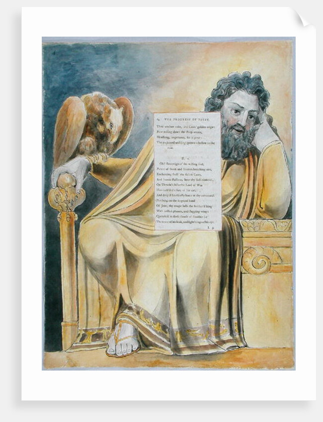 The Progress of Poesy, design 44 from 'The Poems of Thomas Gray', 1797-98 by William Blake