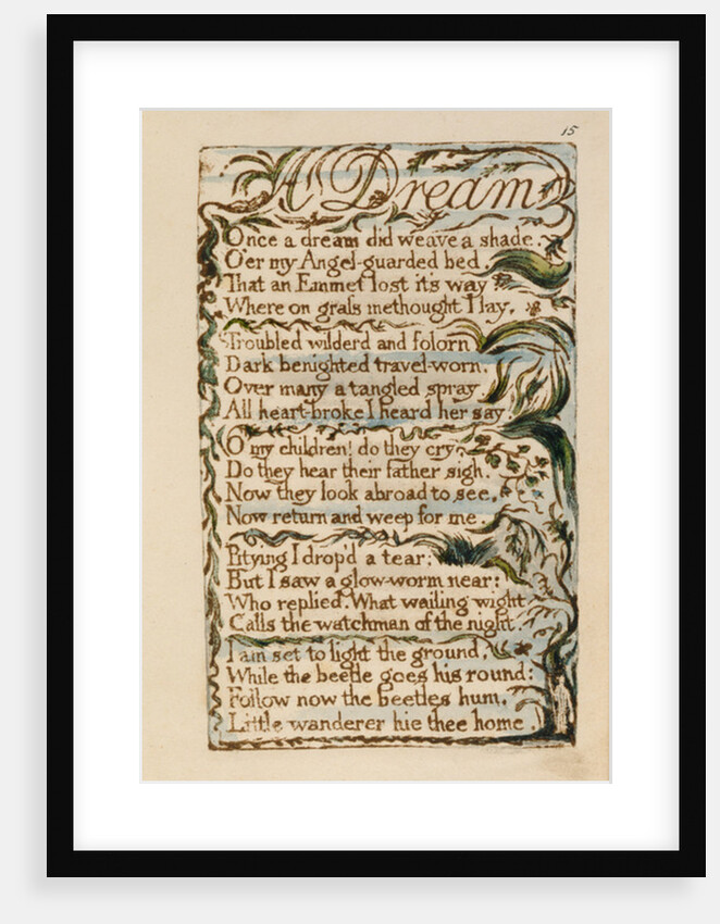 A Dream by William Blake
