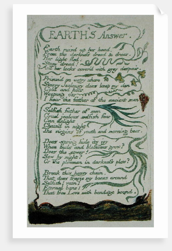 Earth's Answer by William Blake
