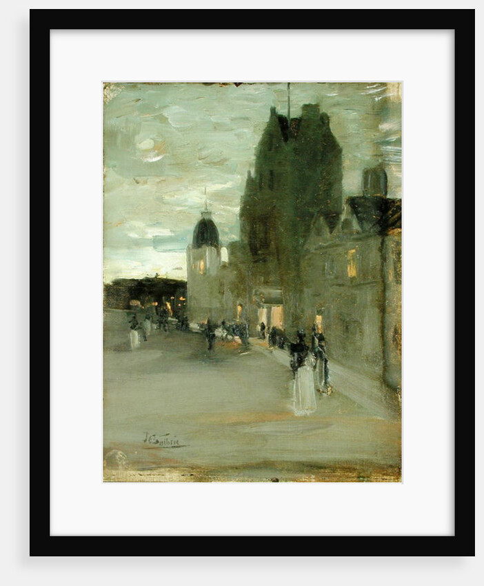 Street in Oban, Night by James Guthrie