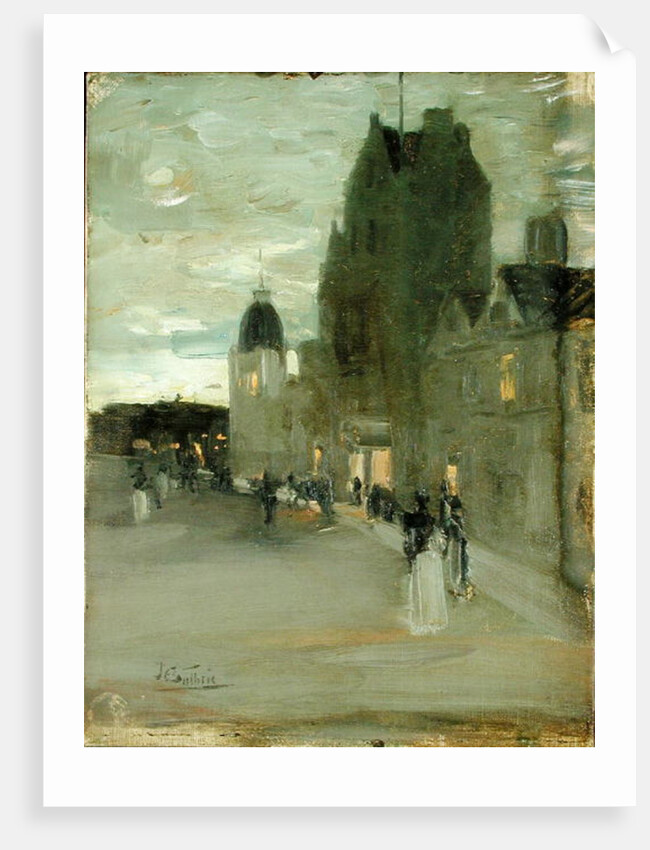 Street in Oban, Night by James Guthrie