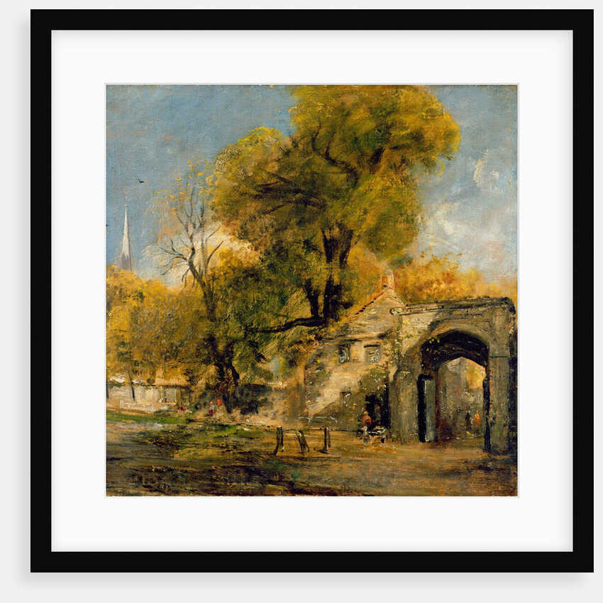Harnham Gate, Salisbury, c.1820-21 by John Constable