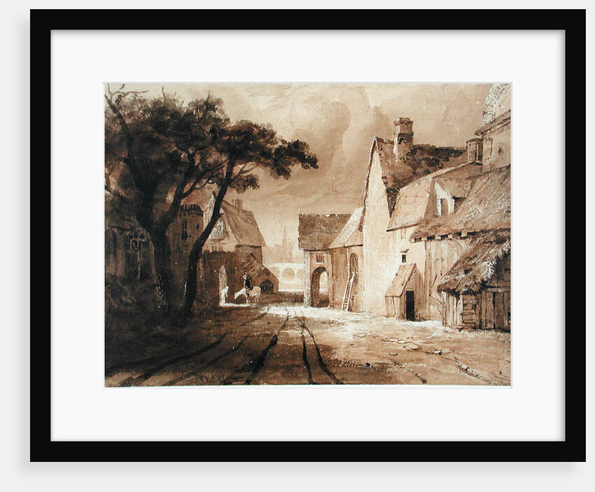 Study of Old Buildings by Samuel Palmer