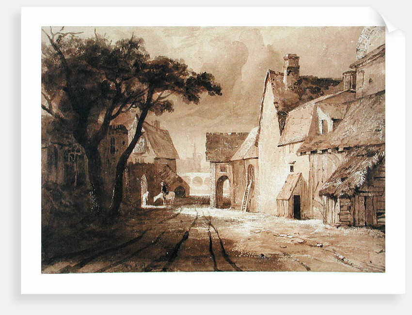 Study of Old Buildings by Samuel Palmer
