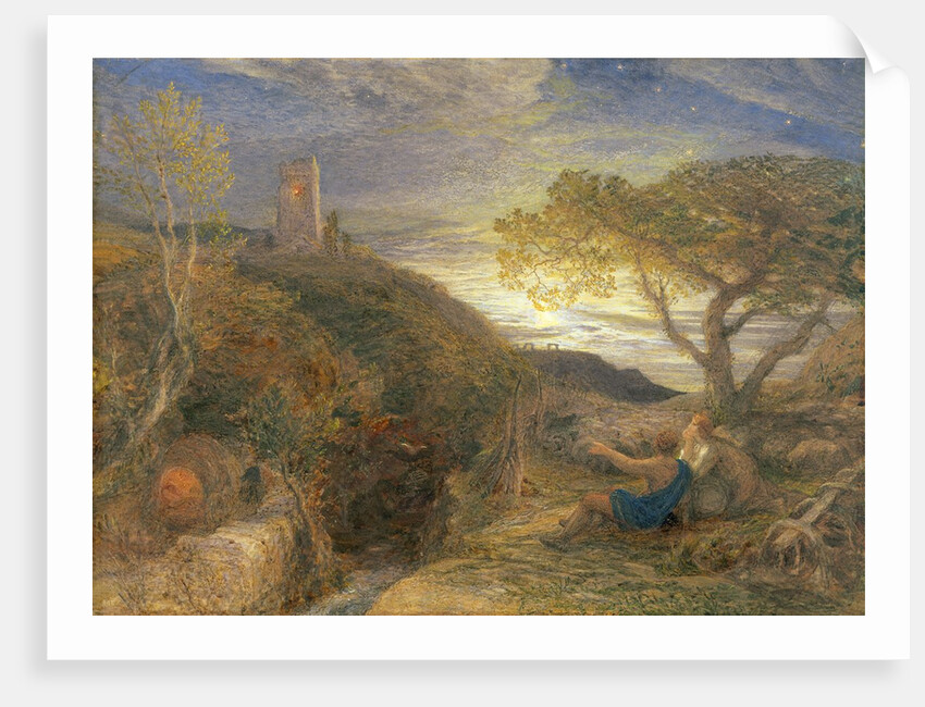 The Lonely Tower, 1868 by Samuel Palmer