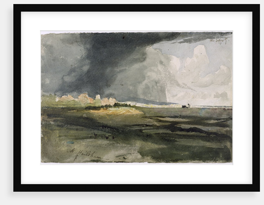 At Hailsham, Sussex: A Storm Approaching, 1821 by Samuel Palmer