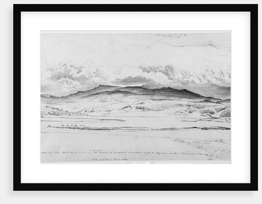 Mountain Panorama in Wales - Cader Idris by Cornelius Varley