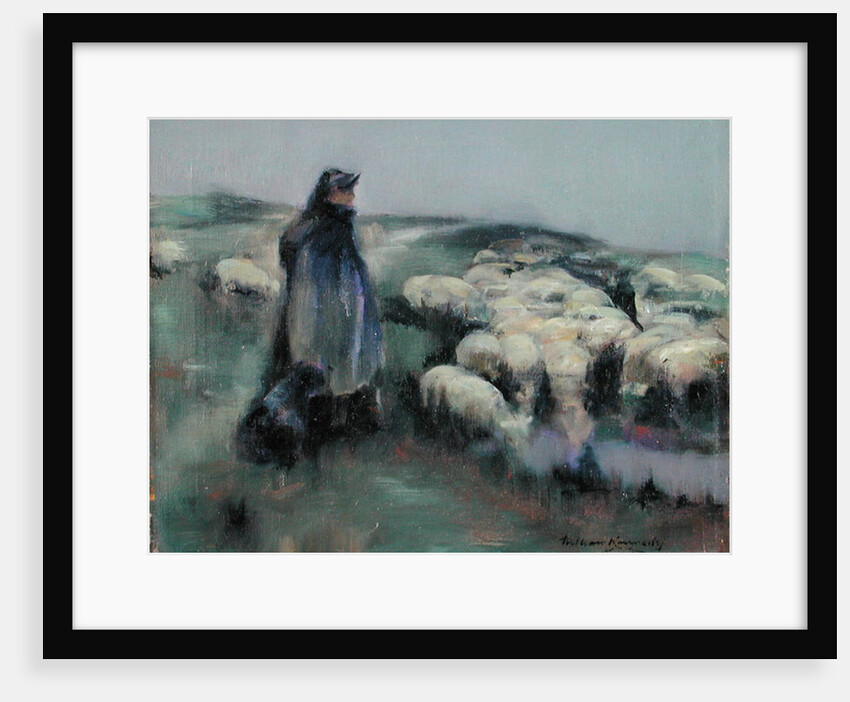 A Shepherdess, c.1890-95 by William Kennedy