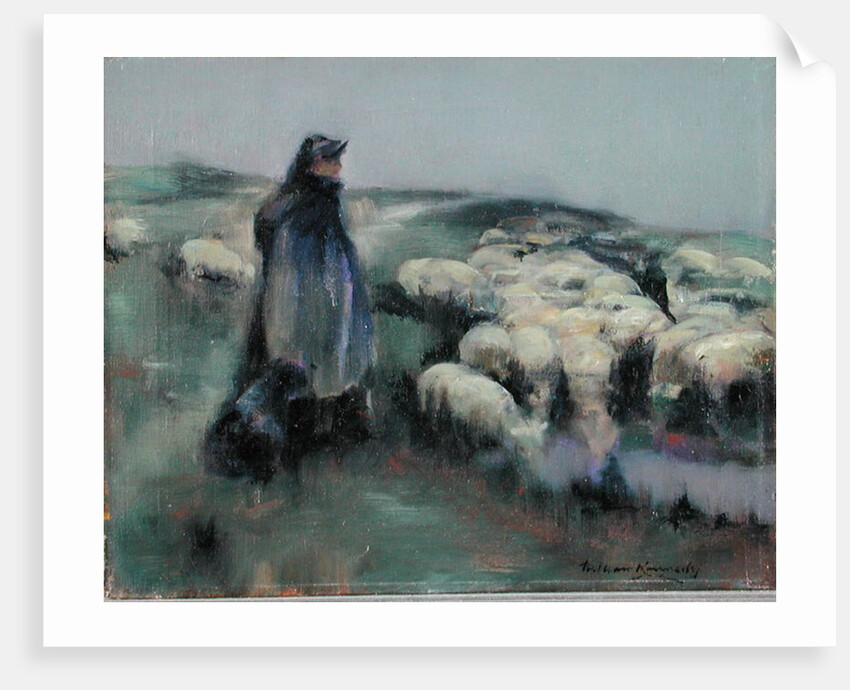 A Shepherdess, c.1890-95 by William Kennedy